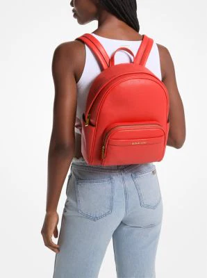 Bex Medium Pebbled Leather Backpack - Image 15