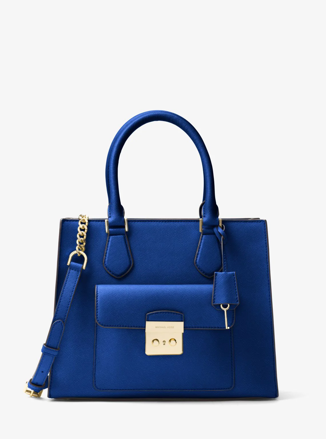 Bridgette Medium Saffiano Leather Tote - Image 4