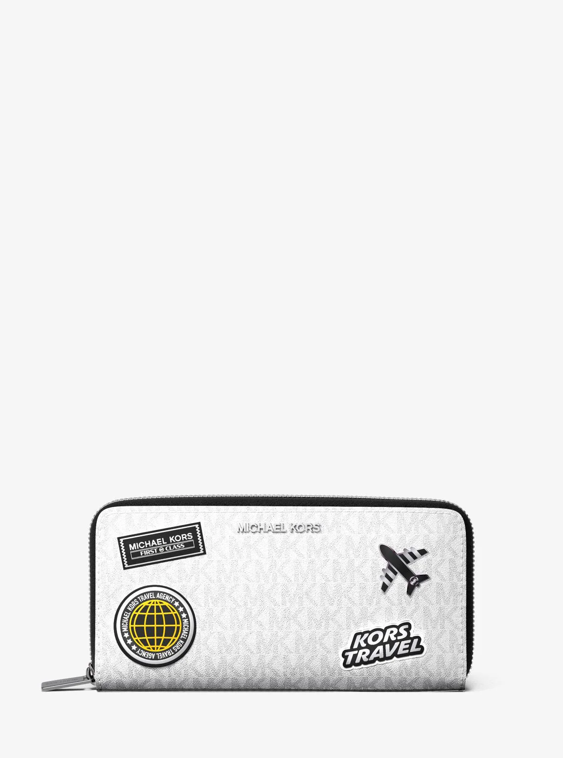Cooper Embellished Logo Zip-Around Wallet - Image 6