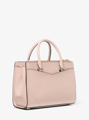 Everly Medium Saffiano Leather Satchel - Image 14