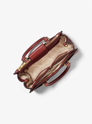Everly Medium Saffiano Leather Satchel - Image 3