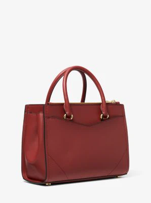 Everly Medium Saffiano Leather Satchel - Image 4