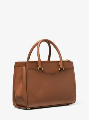Everly Medium Saffiano Leather Satchel - Image 9