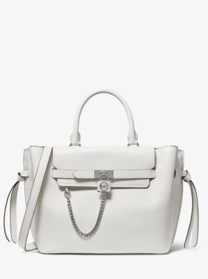 Hamilton Legacy Large Leather Belted Satchel - Image 14