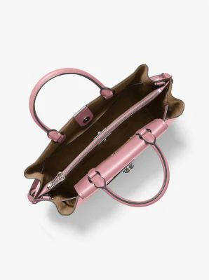 Hamilton Legacy Large Leather Belted Satchel - Image 7