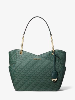 Jet Set Large Logo Shoulder Bag - Image 10