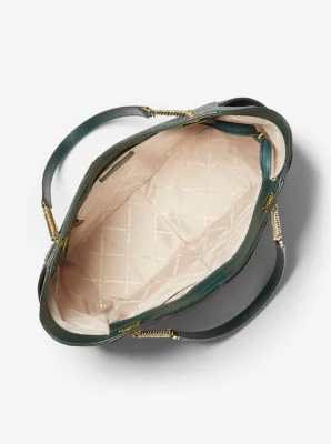 Jet Set Large Logo Shoulder Bag - Image 11