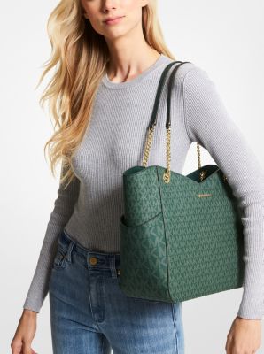 Jet Set Large Logo Shoulder Bag - Image 12