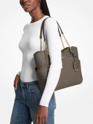 Jet Set Large Logo Shoulder Bag - Image 28
