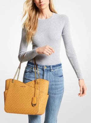 Jet Set Large Logo Shoulder Bag - Image 4