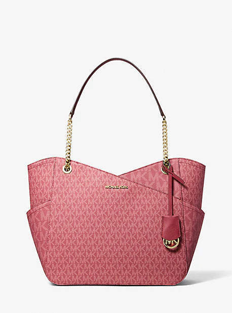 Jet Set Large Logo Shoulder Bag - Image 5