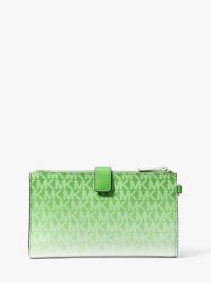 Jet Set Large Ombré Signature Logo Wristlet - Image 11