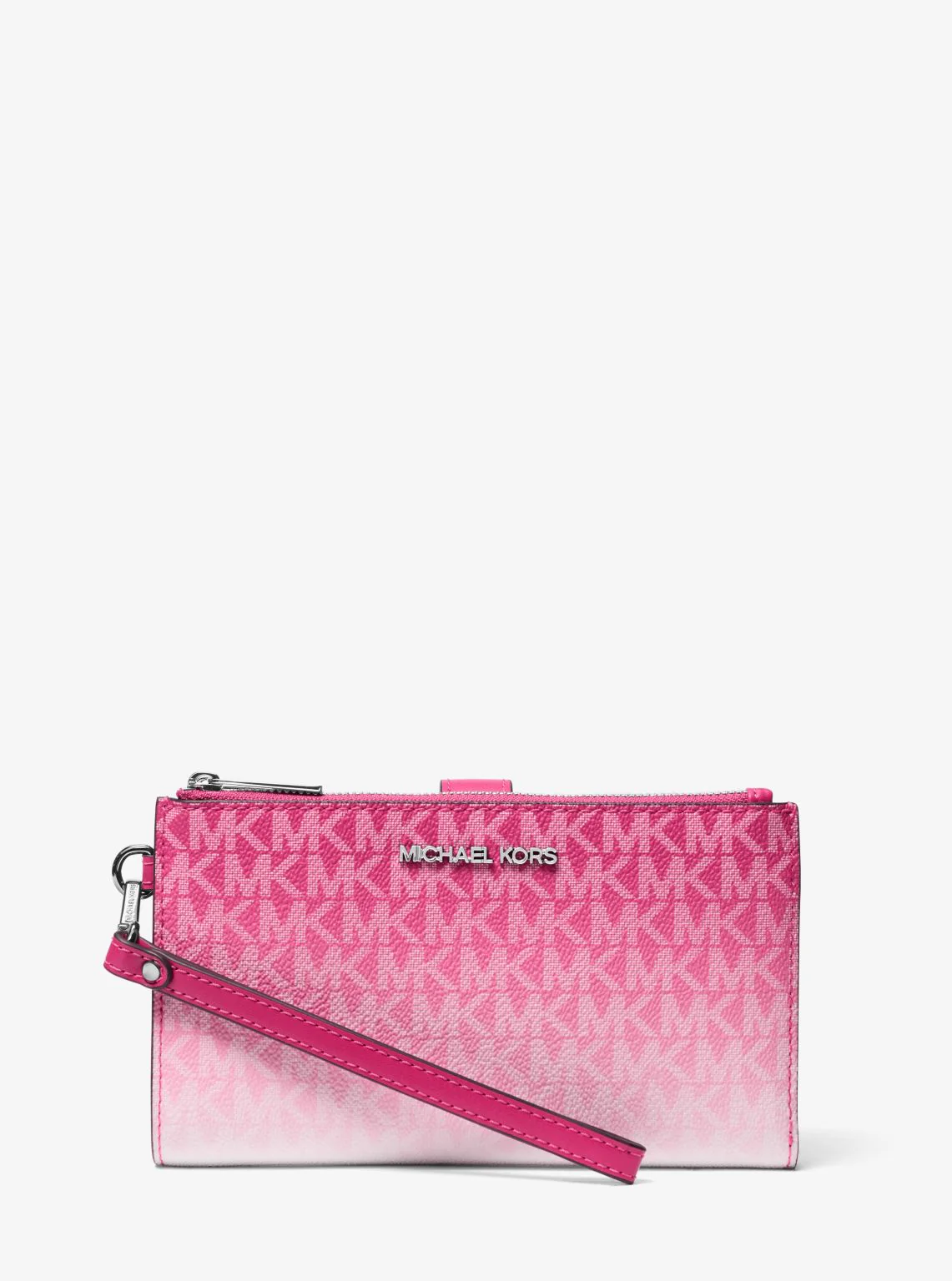 Jet Set Large Ombré Signature Logo Wristlet - Image 15