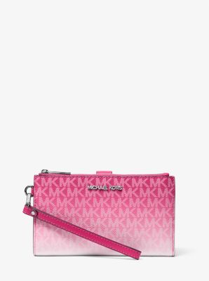 Jet Set Large Ombré Signature Logo Wristlet - Image 16