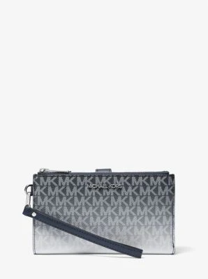 Jet Set Large Ombré Signature Logo Wristlet - Image 19