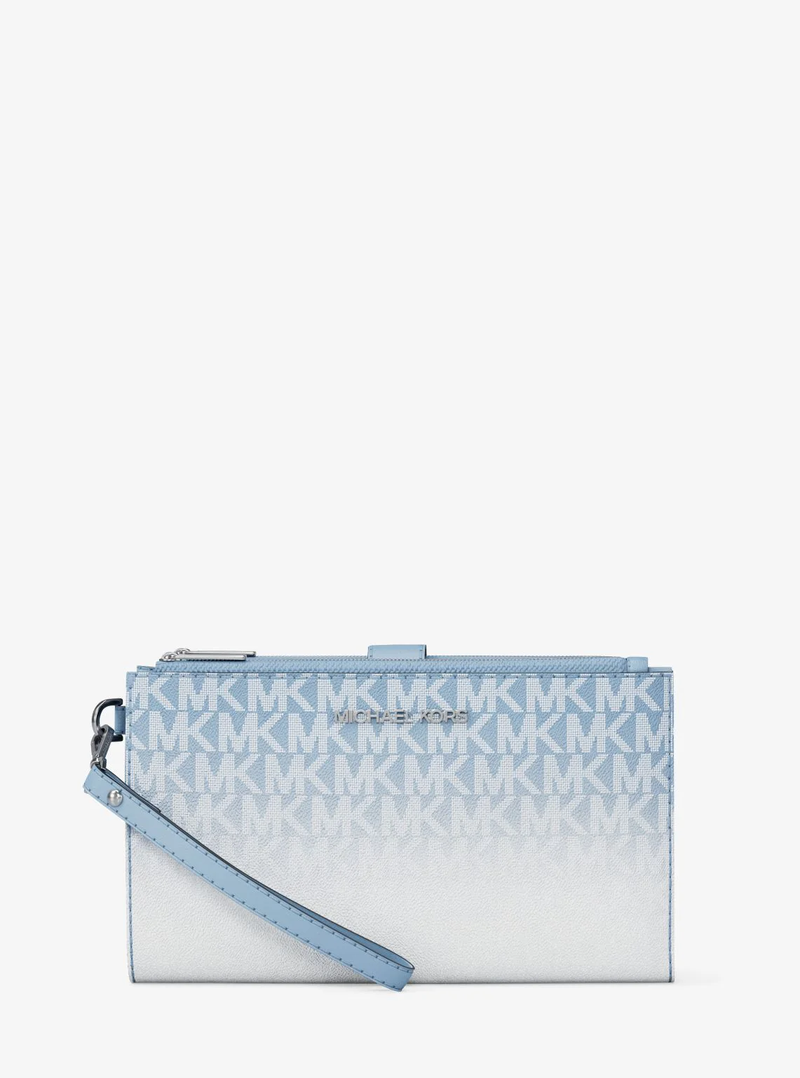 Jet Set Large Ombré Signature Logo Wristlet - Image 4