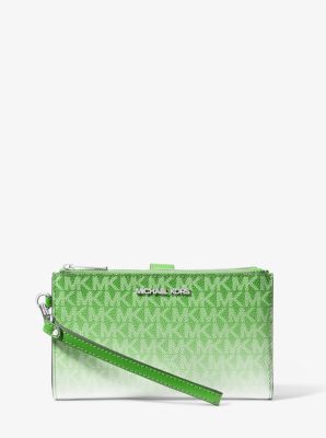 Jet Set Large Ombré Signature Logo Wristlet - Image 9