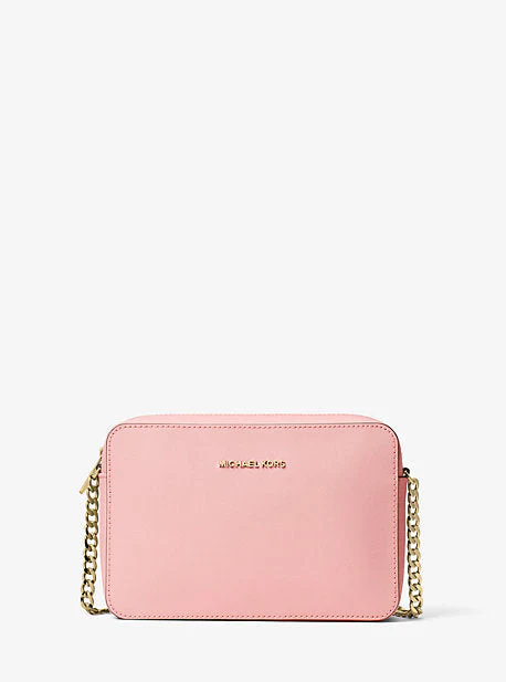 Jet Set Large Saffiano Leather Crossbody Bag - Image 16