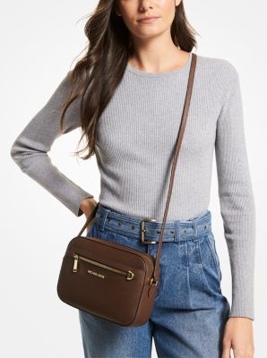 Jet Set Large Saffiano Leather Crossbody Bag - Image 130