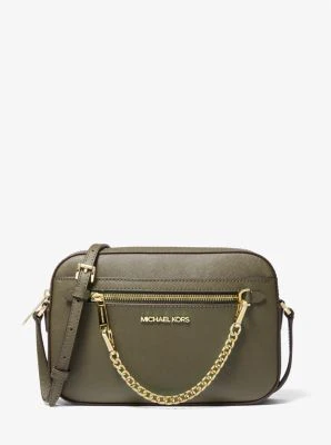 Jet Set Large Saffiano Leather Crossbody Bag - Image 132