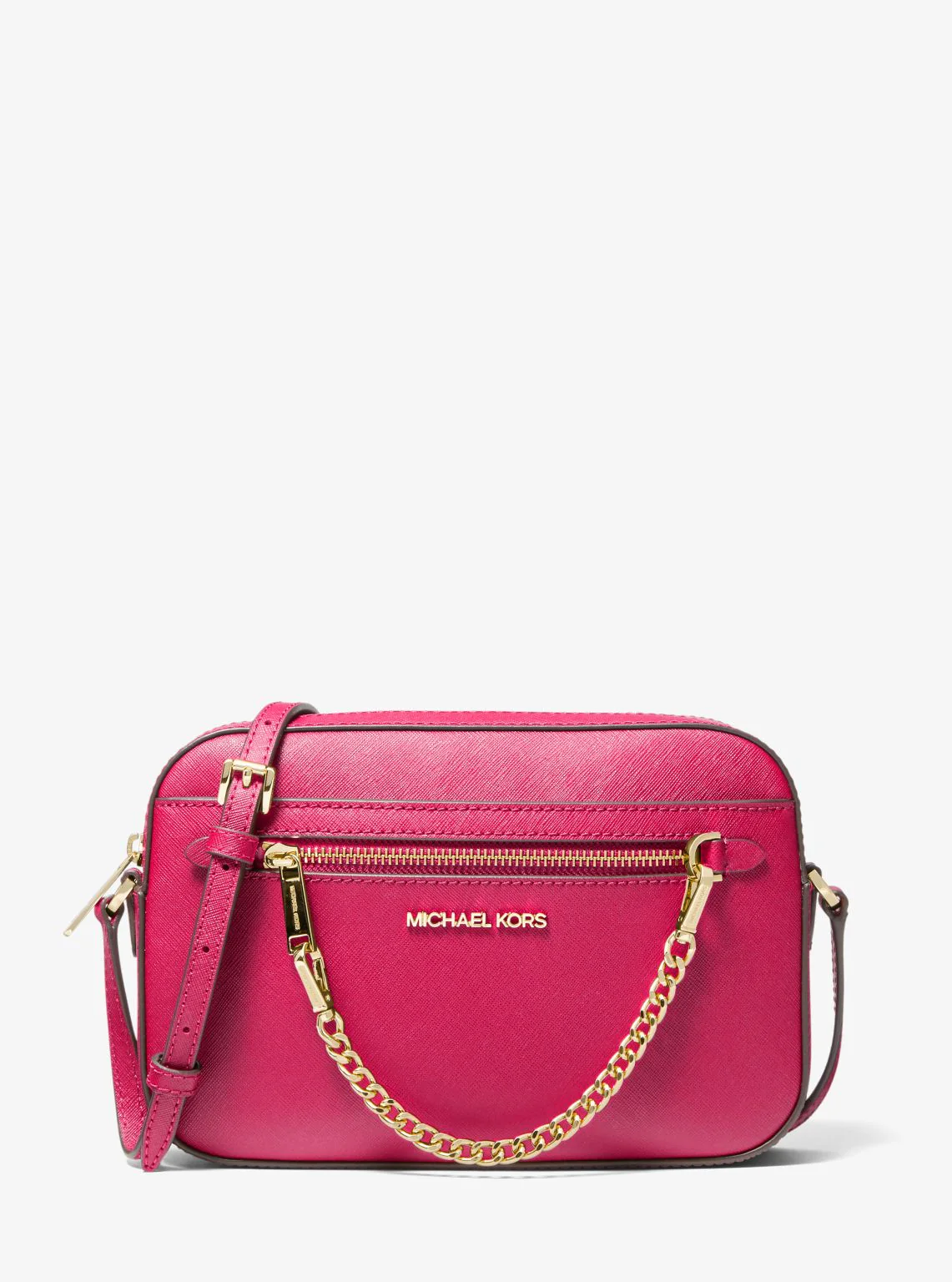 Jet Set Large Saffiano Leather Crossbody Bag - Image 145