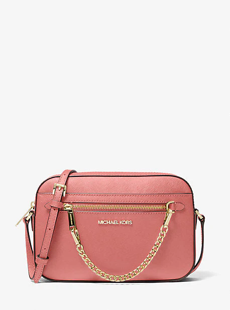 Jet Set Large Saffiano Leather Crossbody Bag - Image 155