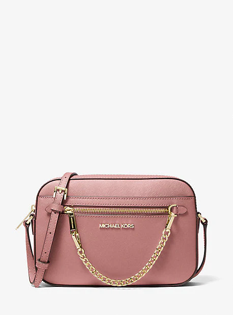 Jet Set Large Saffiano Leather Crossbody Bag - Image 19