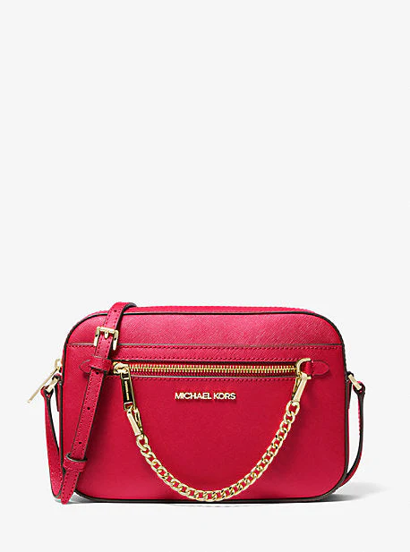 Jet Set Large Saffiano Leather Crossbody Bag - Image 23
