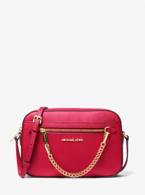 Jet Set Large Saffiano Leather Crossbody Bag - Image 24