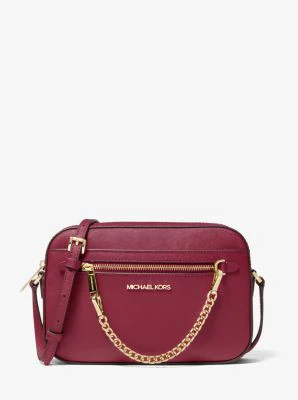 Jet Set Large Saffiano Leather Crossbody Bag - Image 28