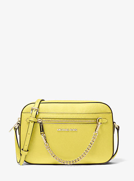 Jet Set Large Saffiano Leather Crossbody Bag - Image 39