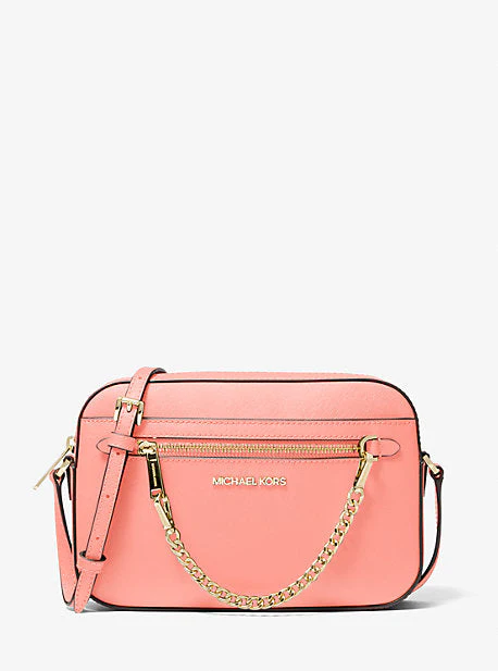 Jet Set Large Saffiano Leather Crossbody Bag - Image 44