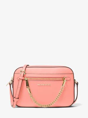 Jet Set Large Saffiano Leather Crossbody Bag - Image 45