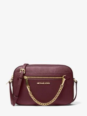 Jet Set Large Saffiano Leather Crossbody Bag - Image 7