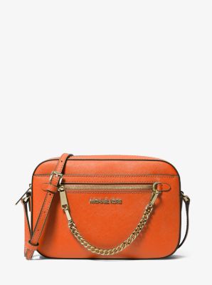 Jet Set Large Saffiano Leather Crossbody Bag - Image 95