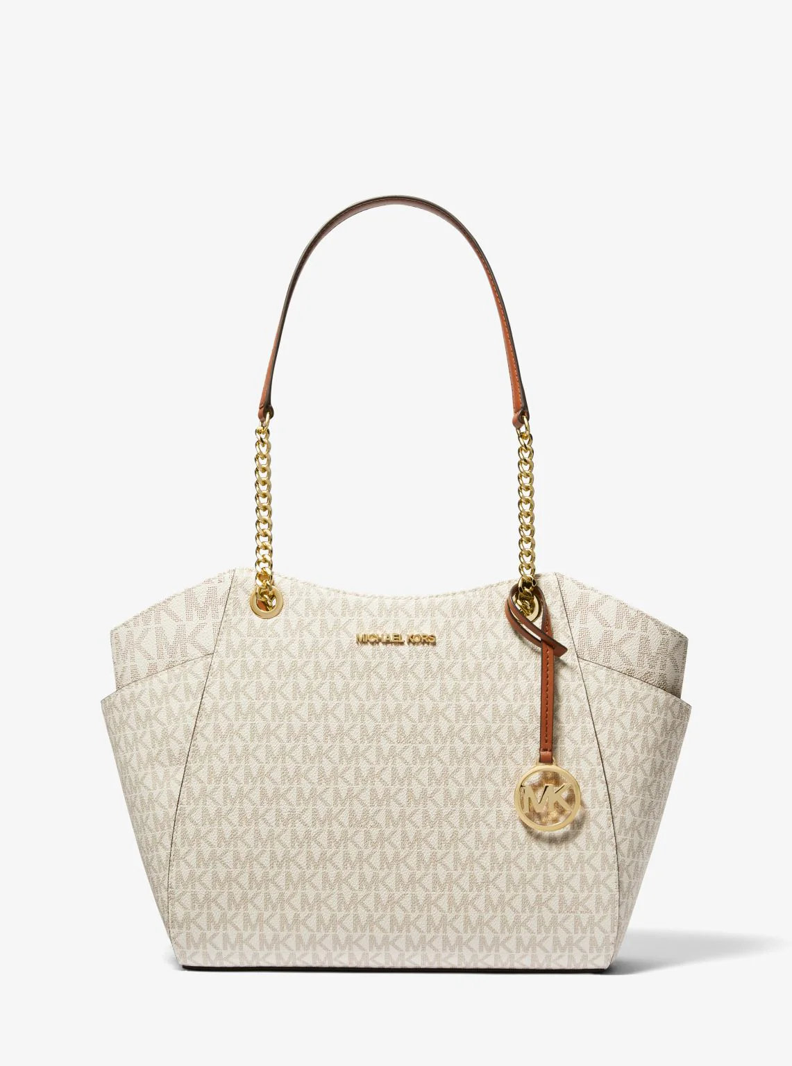 Jet Set Large Signature Logo Shoulder Bag - Image 5