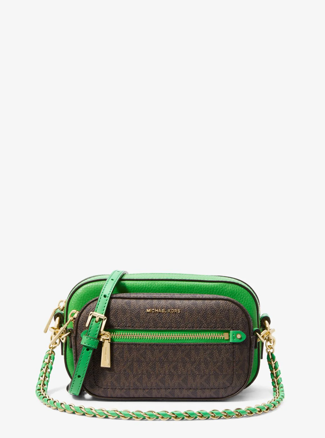 Jet Set Logo and Leather 4-in-1 Crossbody Bag - Image 5