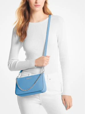 Jet Set Medium Saffiano Leather Crossbody Bag - Image 19