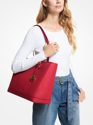 Jet Set Travel Large Saffiano Leather Tote Bag - Image 44