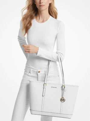 Jet Set Travel Large Saffiano Leather Tote Bag - Image 48