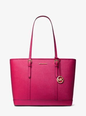 Jet Set Travel Large Saffiano Leather Tote Bag - Image 54