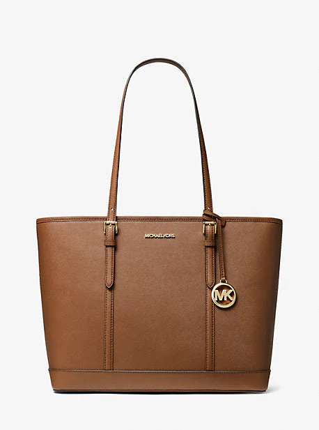 Jet Set Travel Large Saffiano Leather Tote Bag - Image 9