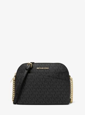 Jet Set Travel Medium Logo Dome Crossbody Bag - Image 14