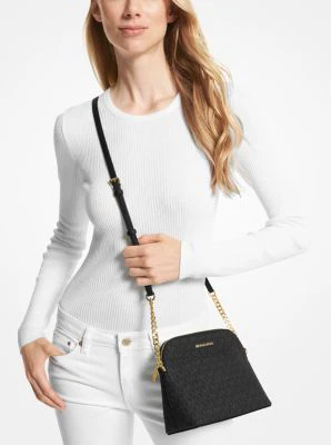 Jet Set Travel Medium Logo Dome Crossbody Bag - Image 16