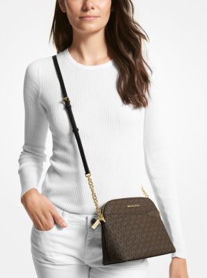 Jet Set Travel Medium Logo Dome Crossbody Bag - Image 20