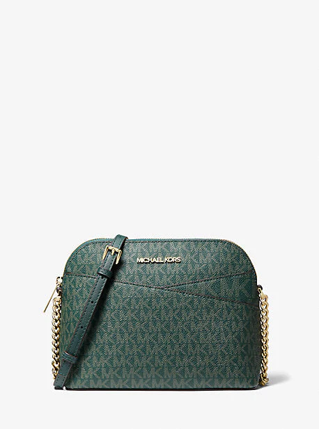 Jet Set Travel Medium Logo Dome Crossbody Bag - Image 29