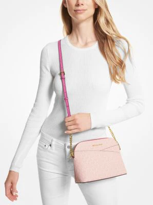 Jet Set Travel Medium Logo Dome Crossbody Bag - Image 4