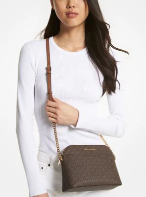 Jet Set Travel Medium Logo Dome Crossbody Bag - Image 40