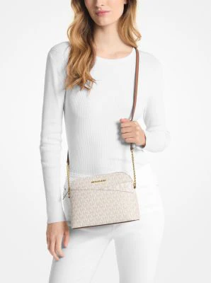 Jet Set Travel Medium Logo Dome Crossbody Bag - Image 44