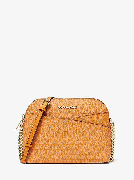 Jet Set Travel Medium Logo Dome Crossbody Bag - Image 5